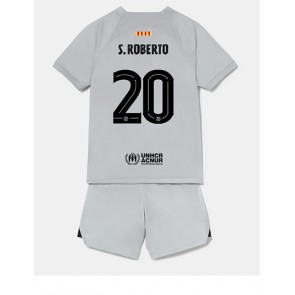 Barcelona Sergi Roberto #20 babykläder Tredje Tröja barn 2022-23 Korta ärmar (+ Korta byxor)